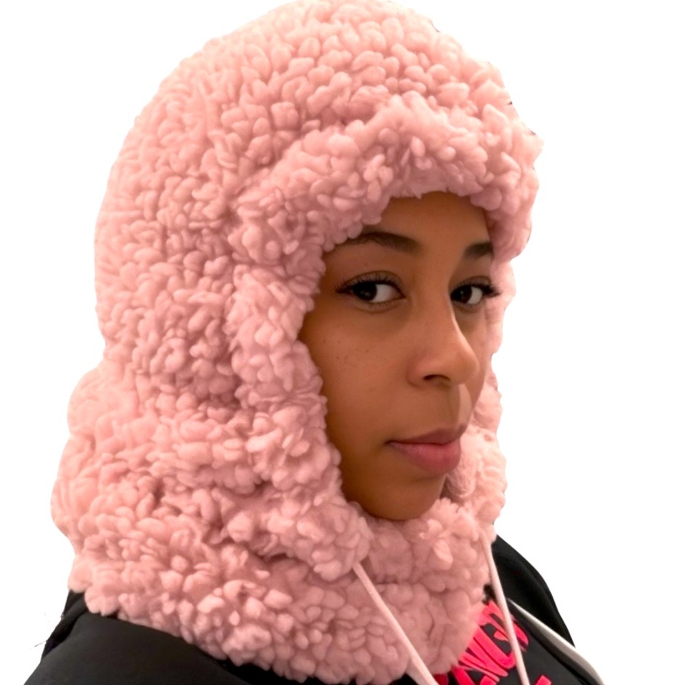 Women’s hat hoodie. Very warm and comfortable for cold weather.